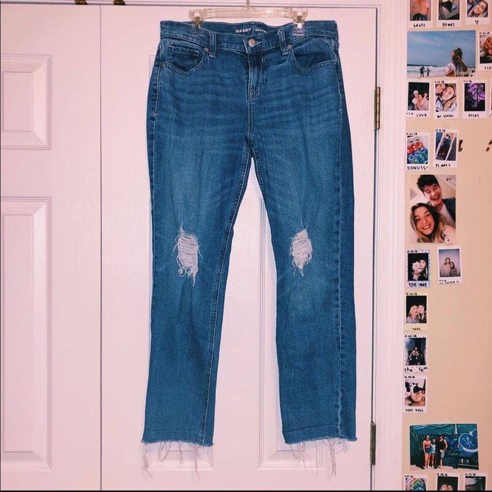 the cutest pair of boyfriend jeans
